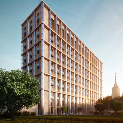 евроремонт трехкомнатных квартир в ЖК Кутузовский XII от компании Domeo